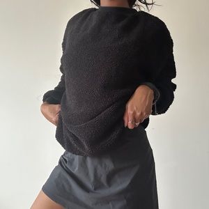 Black Fuzzy Sweater